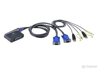 Predám ATEN CS62U 2-Port USB KVM Switch