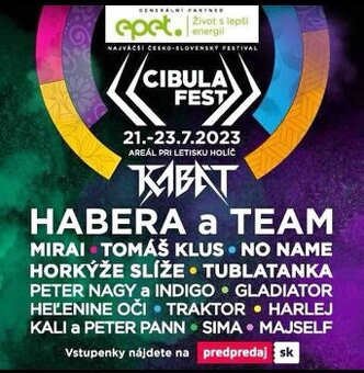 2ks Lístky na Cibula Fest