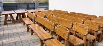 Predám krásne záhradné sedenie z masívu
