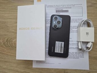 Honor 400 Pro 12GB / 512GB, cierny , top , zaruka