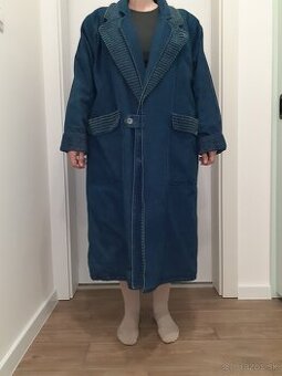 Kabát džínsový dámsky