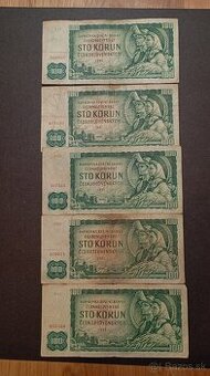 Bankovky 100 Kčs séria Z