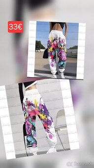 Tenké  teplakove nohavice