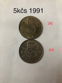 Mince (5kčs/50h/5h/10h)