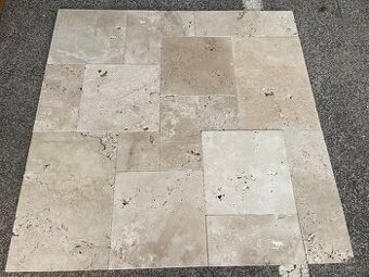 Travertínová dlažba (Francúzsky vzor) hrúbka 3 cm