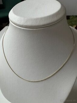 Zlatá retiazka vzor jemný pancier 585