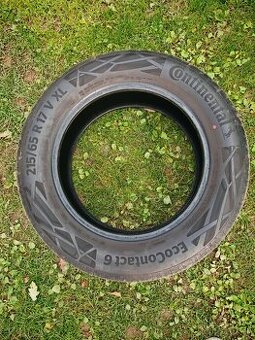 Predám sadu pneumatík Continental (4ks) 215/65 R17 V