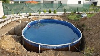 Zabezpečíme montáž a servis bazénov, výmena fólií👍