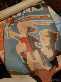 predam  socialisticke plagaty 1.maj propadacne materiáli