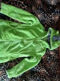 Zelená mikina s uškami veľkosť XL