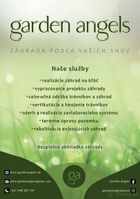 Realizácie záhrad na kľúč / Záhradné úpravy / Záhradné práce - 1