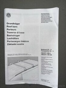 VW Multivan/Transporter 03 -) základne nosiče priečne