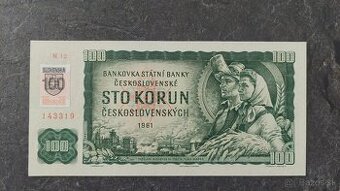 3x 100 Kčs 1961 + Sk kolok
