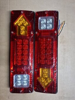 Zadné led svetlá na prívesný vozík 30x9cm