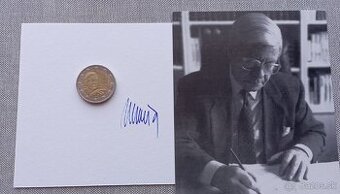 Autogram - podpis Helmut Schmidt