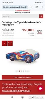 Detska postel auto