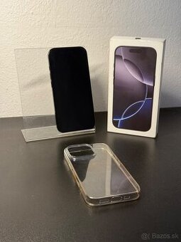 Predám Apple iPhone 16 PRO 128GB Black Titanium stav nového