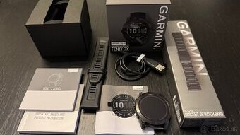 Garmin Fenix 7X Sapphire Solar Black DLC Titanium/Black Band