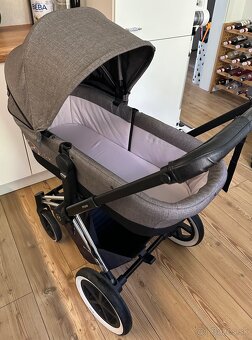 Cybex Priam 3v1 – veľmi zachovalý, farba šedá