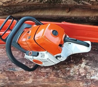 Nová píla Stihl MS661, lišty, reťaze a prípravok na forsty