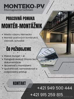 Montér - Montážnik
