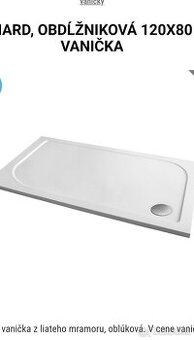 Sprchový kút a vanicka