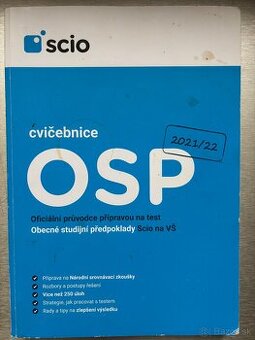 SCIO, OSP - Obecní studijní předpoklady 2021/22 Cvičebnice