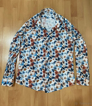 Pánska košeľa Espada L - nová, kvetovaný vzor - 1