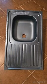 Nerezový drez 80x50 cm