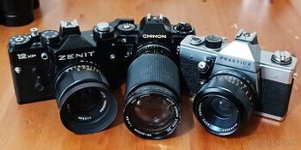 Staré fotoaparáty pro sběratele i jednotlivě