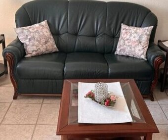 Luxusní italská kožená sedačka, 4094