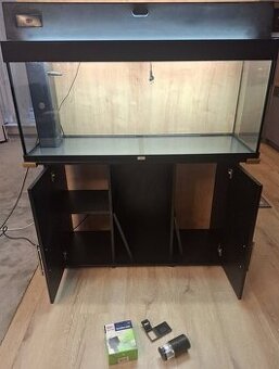 Akvarium Juwel Rio 240 čierny set so skrinkou, 240 l
