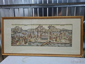 Predám starý obráz Venecie-Benedig