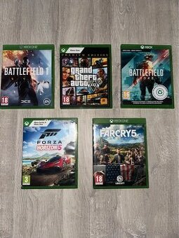 Predám hry na xbox