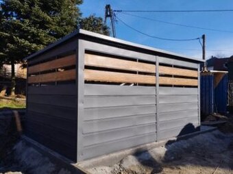 Panelová strieška na odpadky 4m x 2m