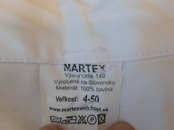 Zdravotnícke  laboratórne pánske nohavice.