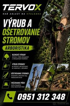 VÝRUB STROMOV | OREZÁVANIE | ARBORISTIKA