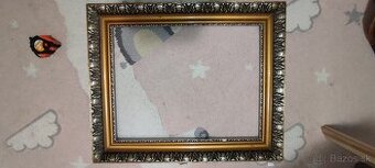 Masívny ozdobný retro rám v barokovom štýle – 51,5 x 41,5 cm