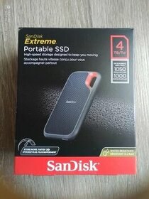 SanDisk Extreme Pro Portable SSD 4 TB s uzamykanim na kod