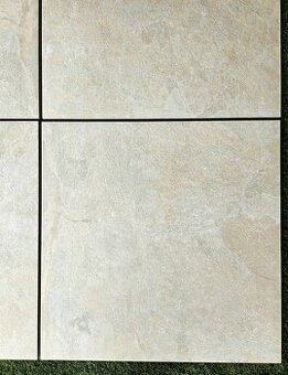 Exterierova dlažba rozmer 60x60x2cm aj na terče, krémovy odt
