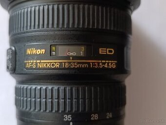 Nikon AF-S 18-35 1:3,5-4-5G +FTZ II adaptér