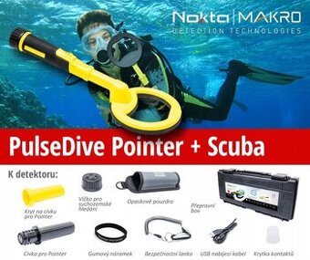 Nokta Makro Pulse Dive Scuba Do 60m potápačský detektor