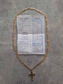 Zlatá retiazka + krížik