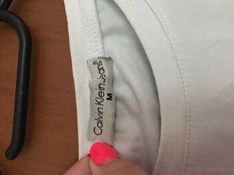 CALVIN KLEIN originál white damske tricko S/M