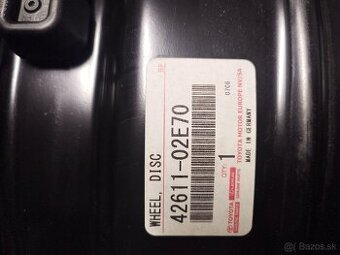 Plechové disky R16 6,5X16 5X114,3 ET45 +snímače tlaku