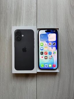 Apple iPhone 16 128GB Black AKO NOVÝ TOP