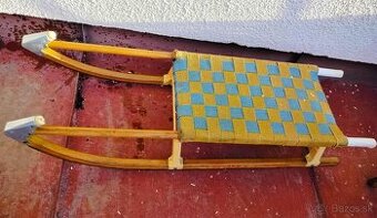 Retro drevené sane ARTIS REKORD 110cm