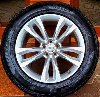 alu R19 5x112, senzory, zimné pneu 255/55, Audi Q7, E-tron