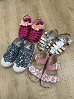 Letna obuv pre dievcatko