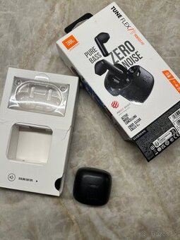 JBL Zero Noise Tune Flex čierne slúchadla/nepouzivane